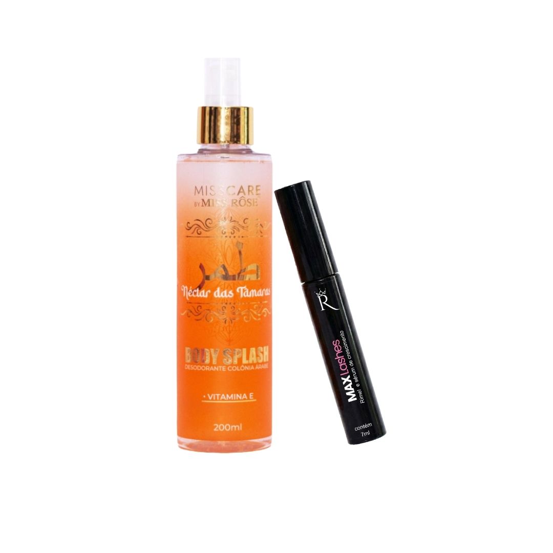 KIT Body Splash Árabe + Max Lashes