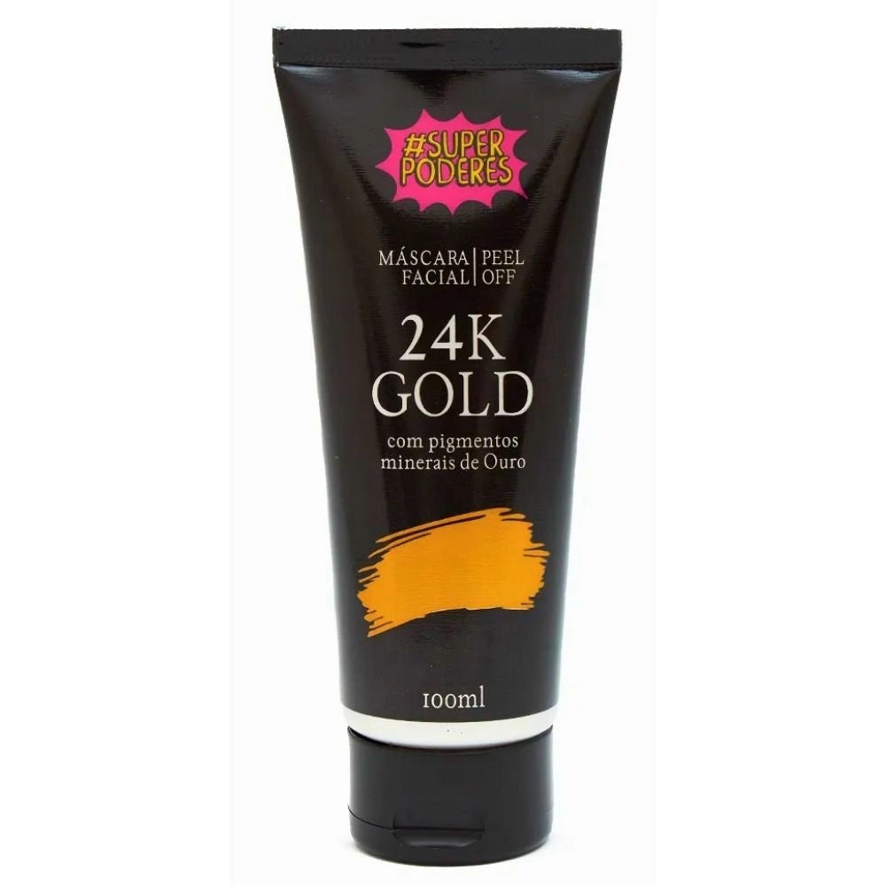 Máscara Facial Vegana Peel Off 24K Gold
