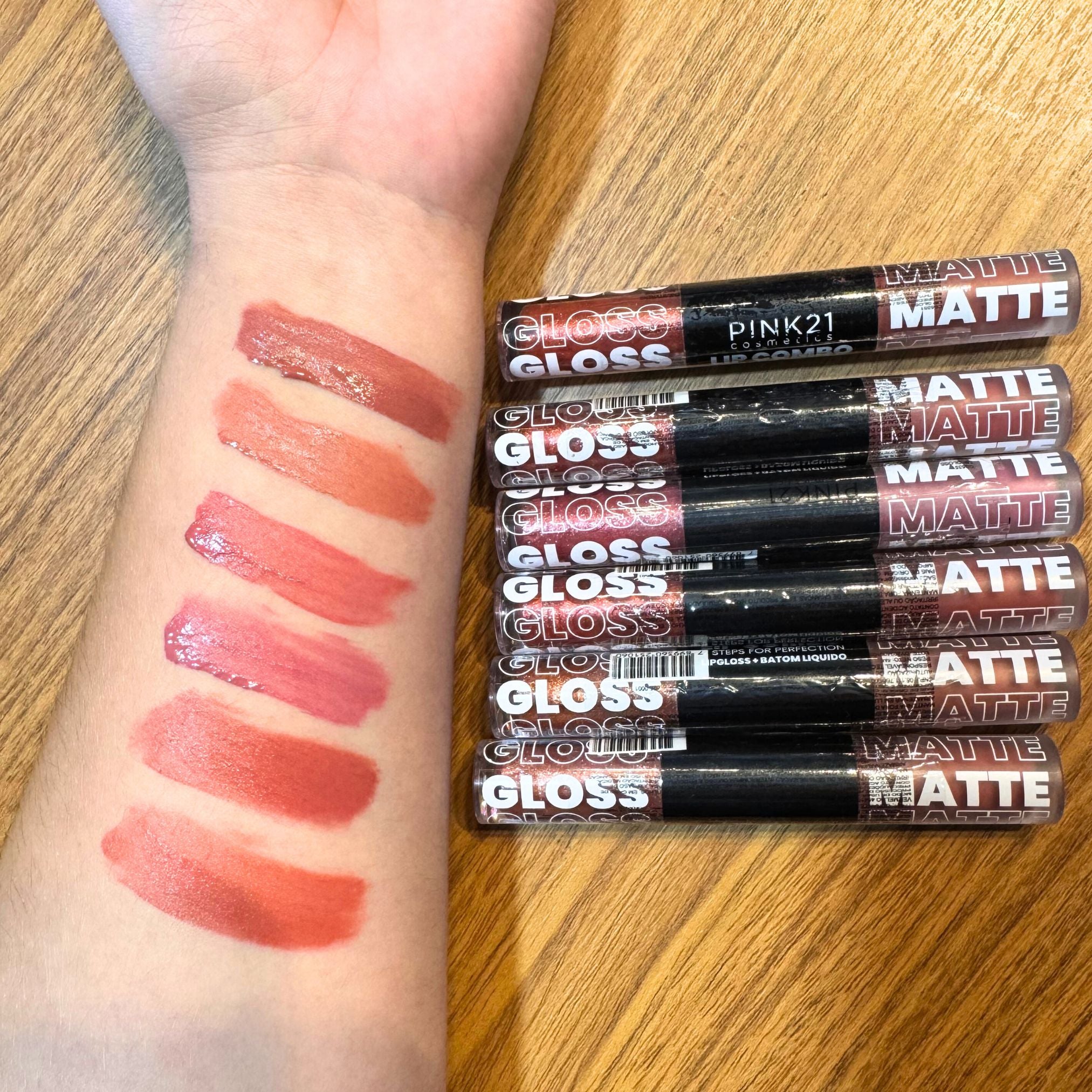Duo GLOSS E BATOM MATTE - kit com 6 cores