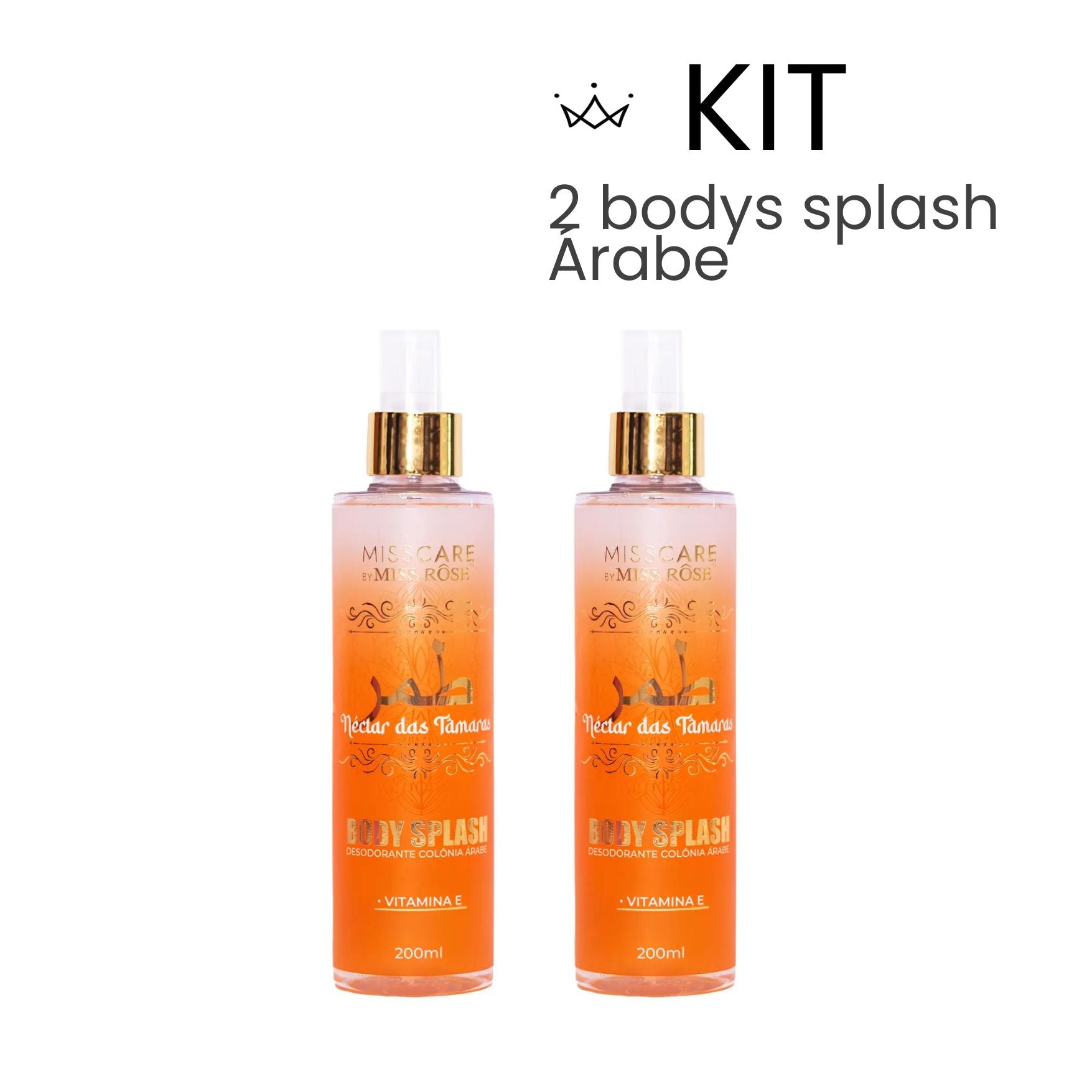 KIT 2 Body Splash Arabe