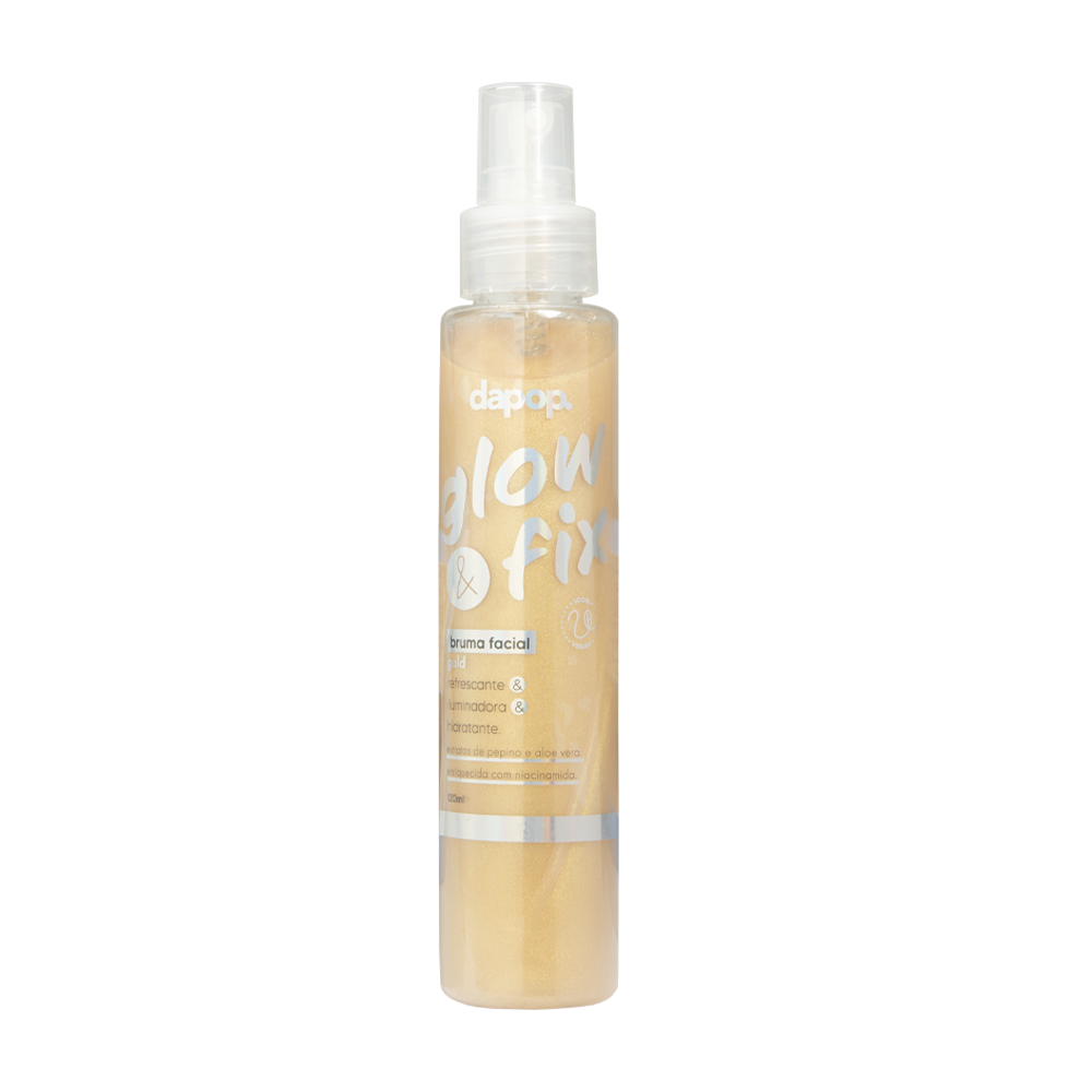 Bruma Facial Glow e Fix - fixador e bruma