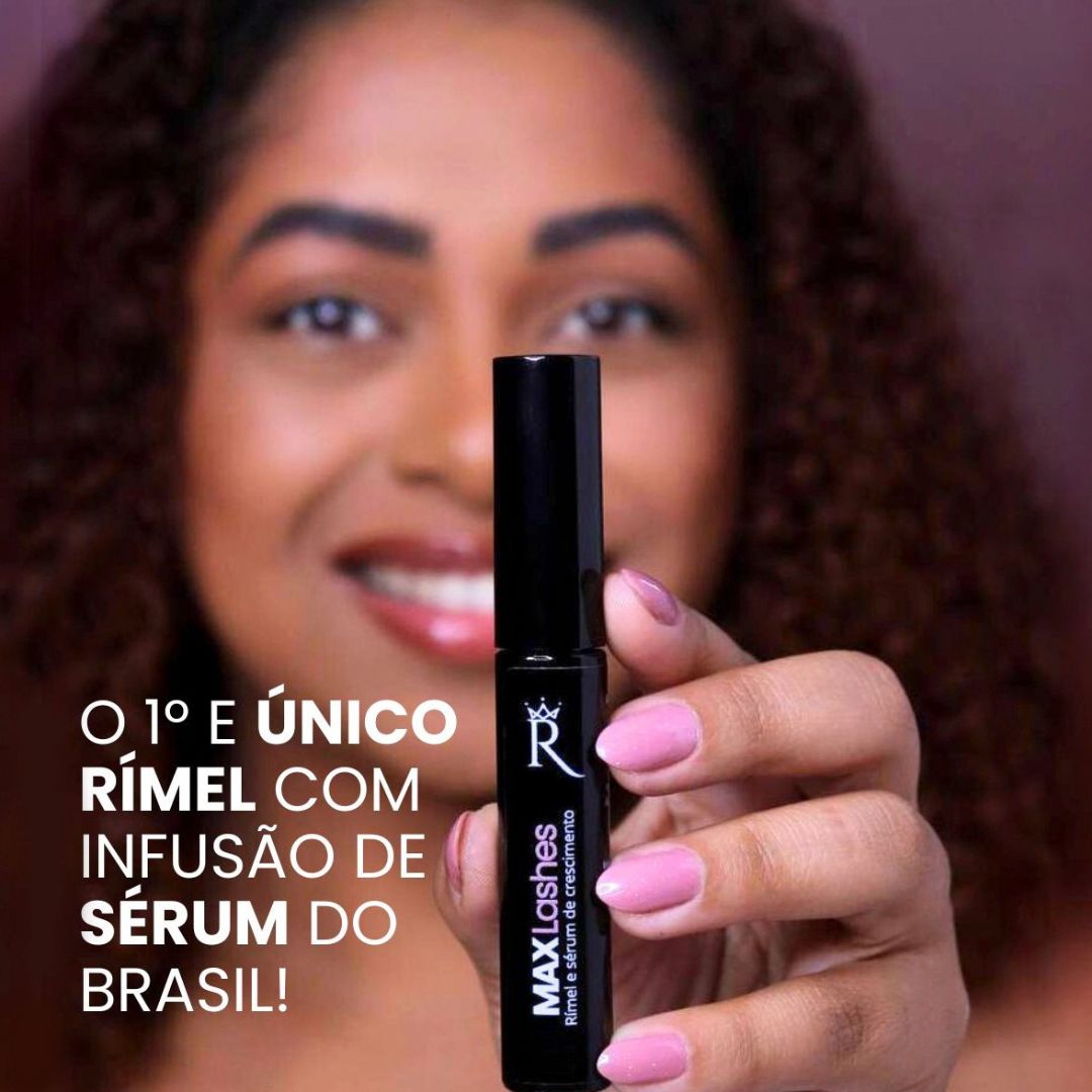 KIT 2 Max Lashes Rímel - 2 em 1 com sérum de crescimento