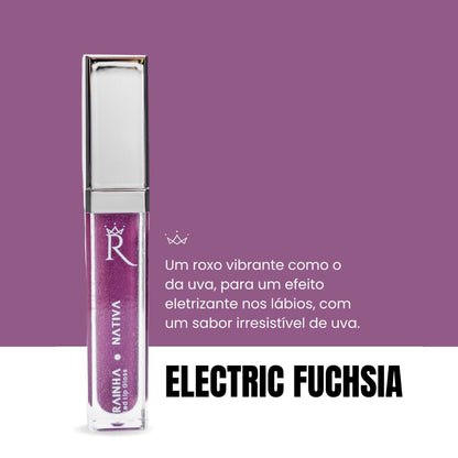 Kit 2 Lip Gloss Com Espelho Led Integrado Hidratação Máxima Cor 