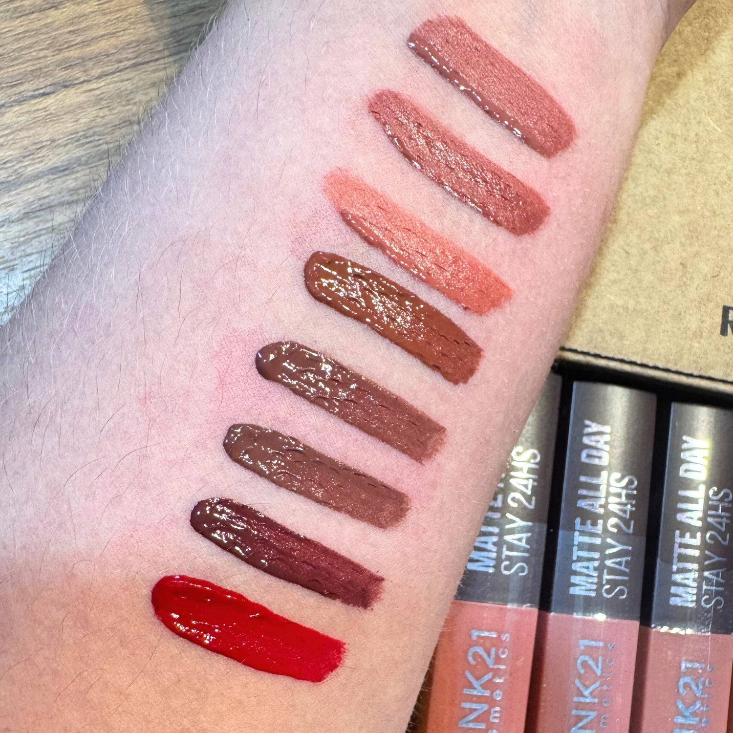 Batom matte all day - stay 24hrs kit com 8