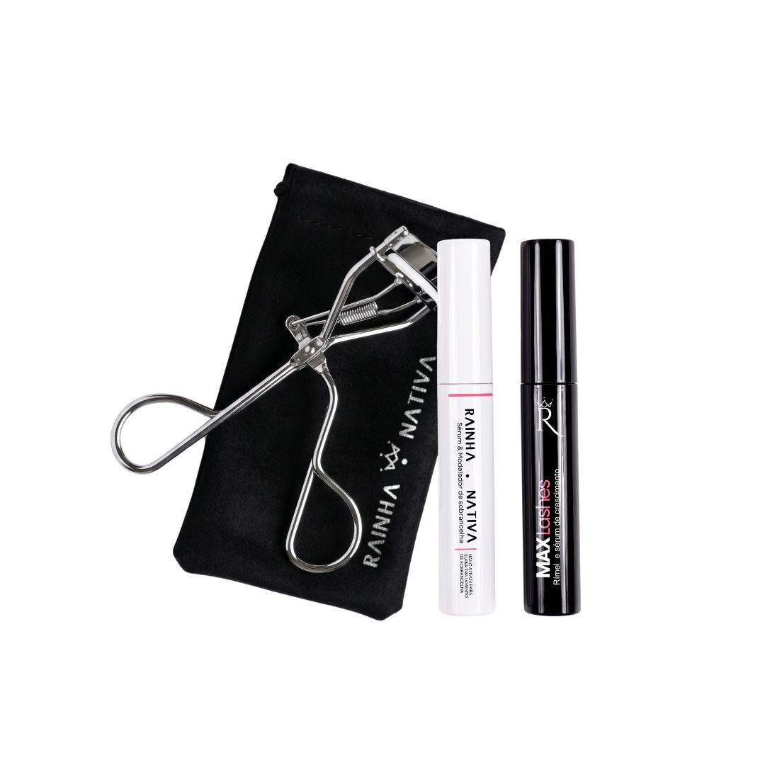 Kit Max Lashes + Curvex + Sérum &amp; Modelador de Sobrancelha