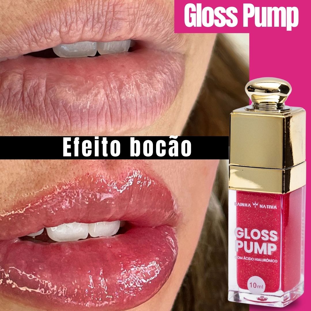 KIT  Stick BBS Cherry Brilho + Max Lashes 1 unidade + Gloss Pump Cor Rosê Intense