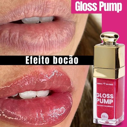 KIT  Stick BBS Cherry Brilho + Max Lashes 1 unidade + Gloss Pump Cor Rosê Intense