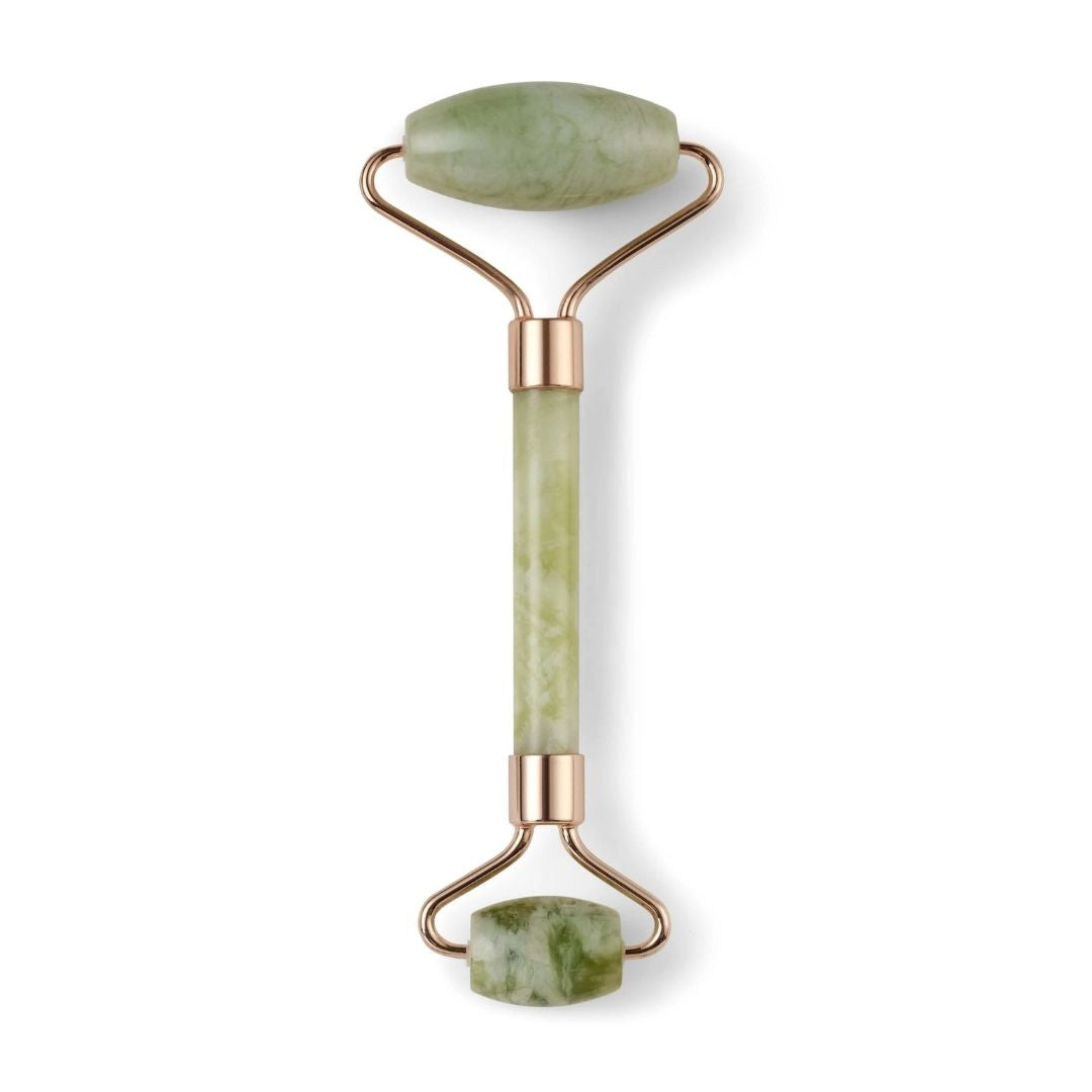 Rolo Pedra de Jade Massagem Facial Anti Ruga