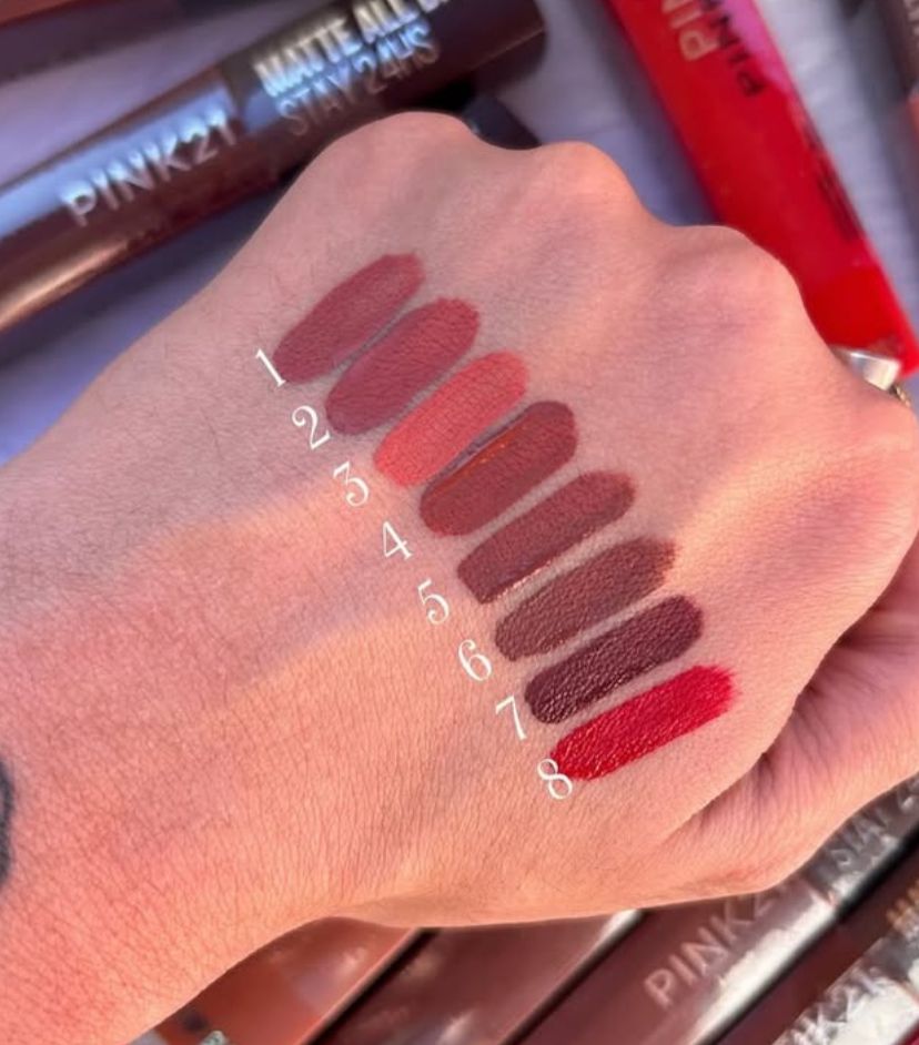 Batom matte all day - stay 24hrs kit com 8
