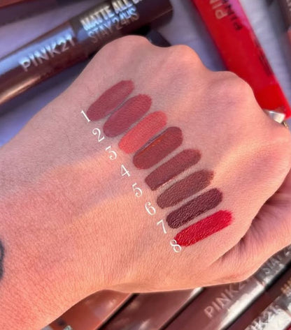 Batom matte all day - stay 24hrs kit com 8