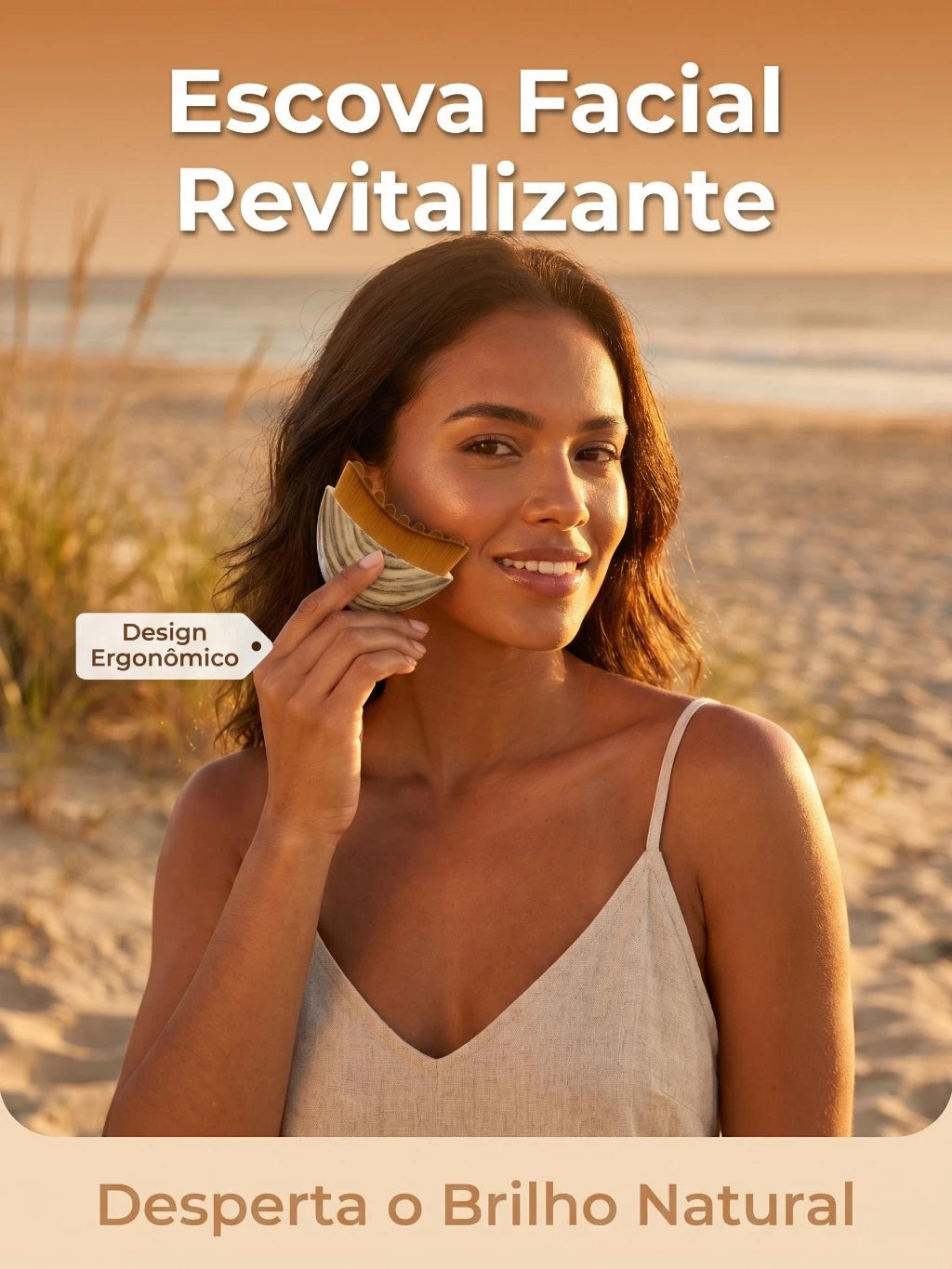 Escova De Massagem De Drenagem Linfática Ergonômica Macia Para Contorno Facial E Mandíbula escova lifting facial