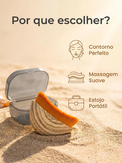 Escova De Massagem De Drenagem Linfática Ergonômica Macia Para Contorno Facial E Mandíbula escova lifting facial
